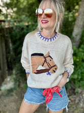 The Burberry bridle sweater
