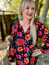 Run for the roses blouse