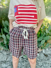 The Patriot plaid shorts