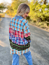 The Mixy flannel kimono