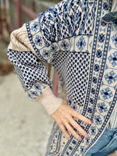 The Prairie paisley sweater duster