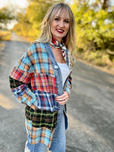 The Mixy flannel kimono