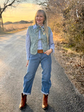 The Textured barrel jeans