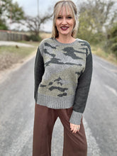 The Subtle camo sweater