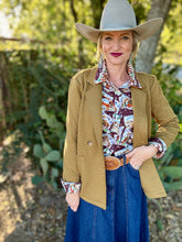 Cowboy Stamp pearl snap