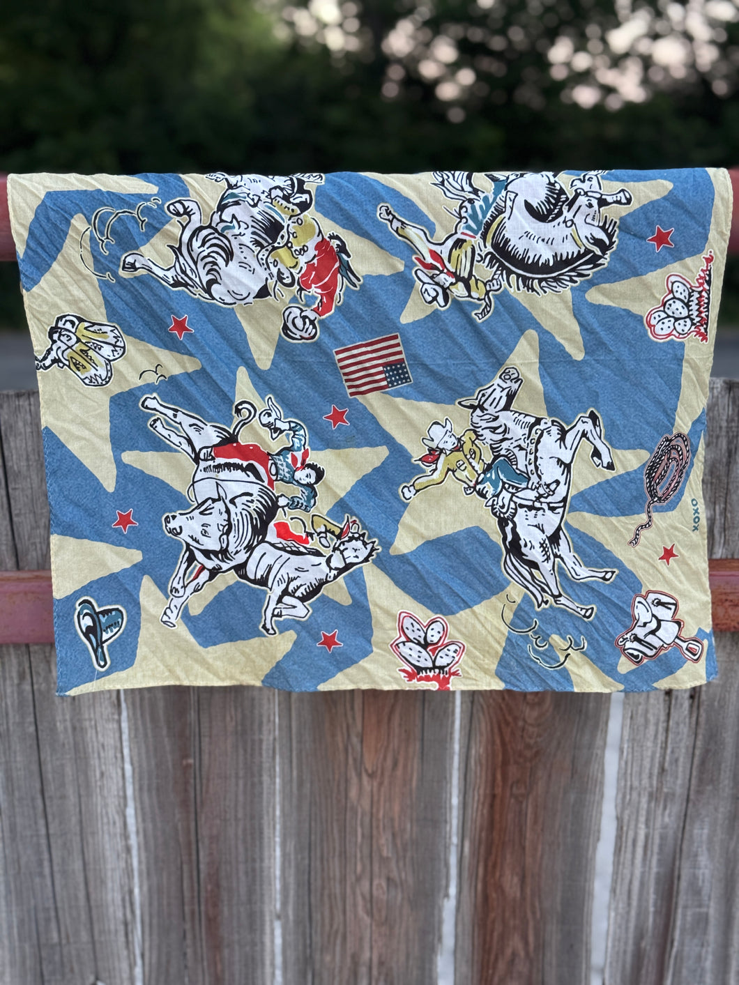Stars stripes and cowboys bandanas