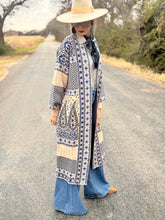 The Prairie paisley sweater duster