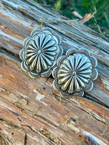 The comanche concho earrings