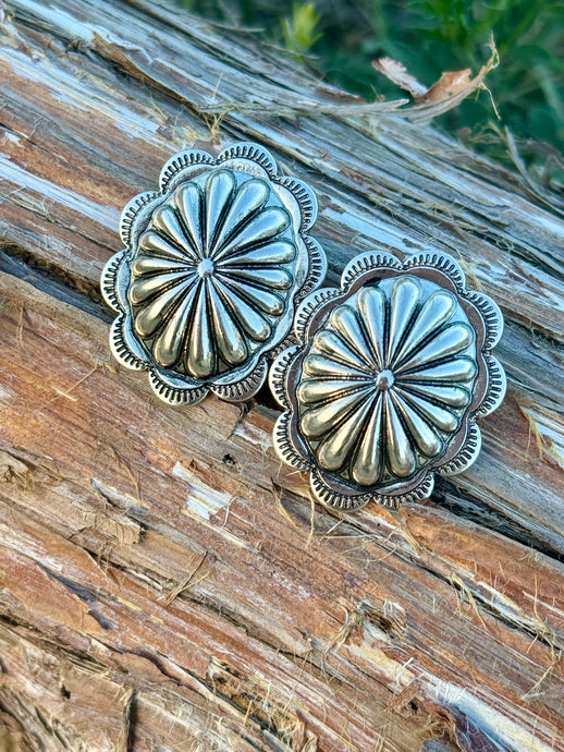 The comanche concho earrings