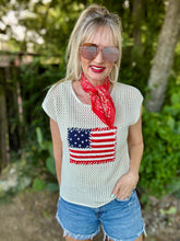 The Stars and stripes knit top