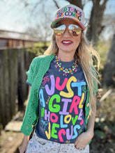 A girl who loves Jesus tee