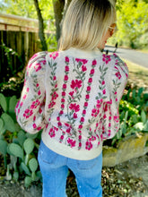The Riata rose sweater