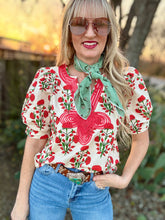 The Durango marigold blouse