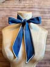 The Denim Trail knot twilly