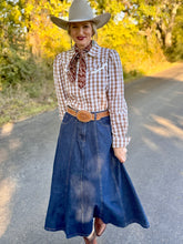 The Browning gingham pearl snap