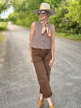 The Giddy Gingham vest