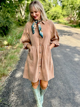 The caramel dress