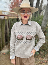 The Vintage rose sweater