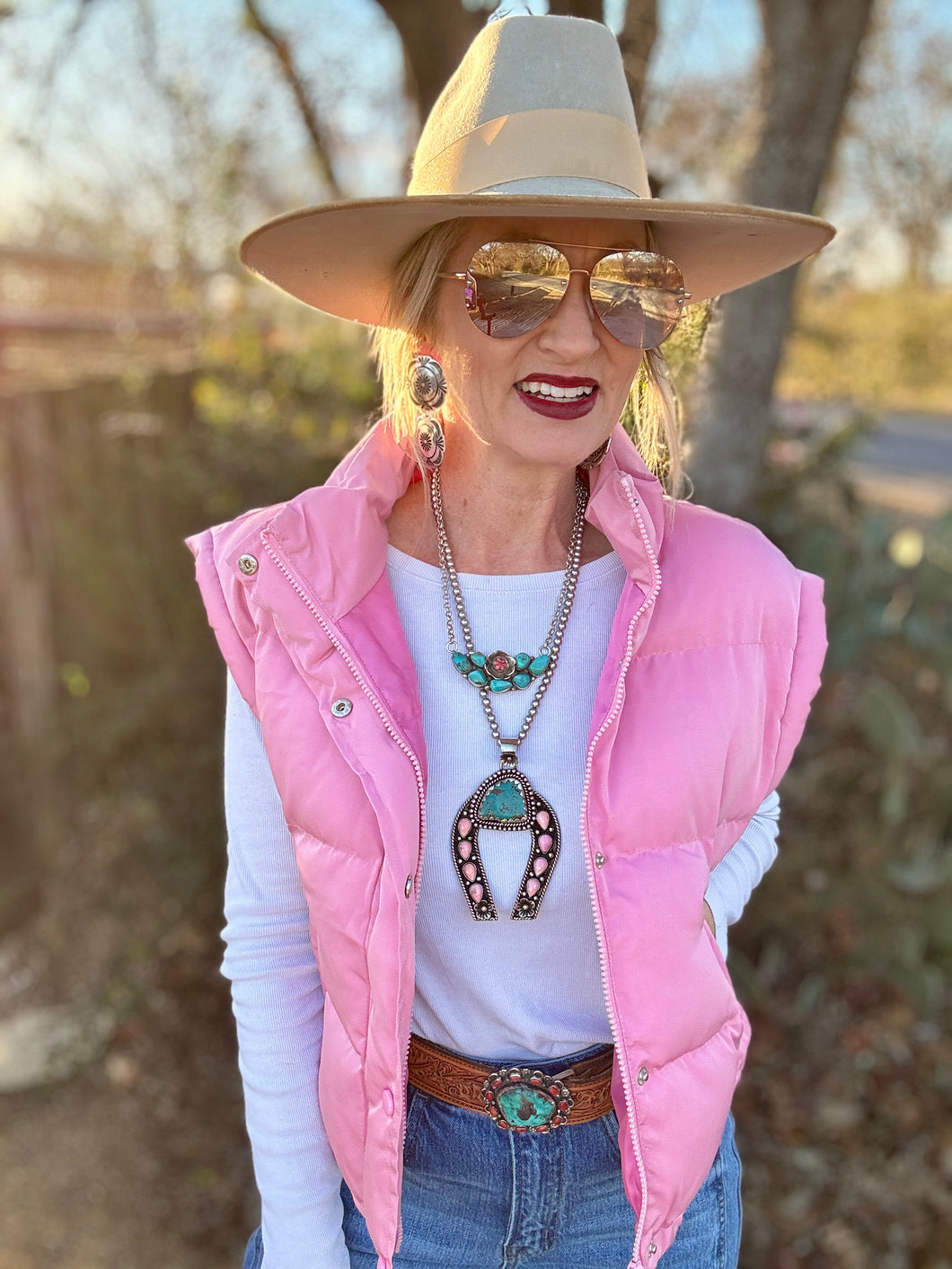 The Pink Puffer vest