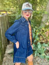 The Flare denim dress