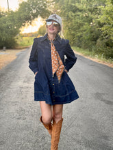The Flare denim dress