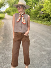 The Giddy Gingham vest