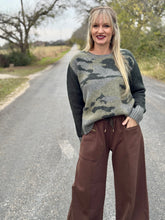 The Subtle camo sweater