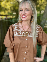 The Caramello blouse