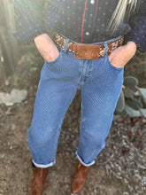 The Textured barrel jeans
