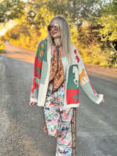The Block horse cardigan