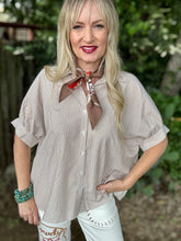 The Sandy stripe button up