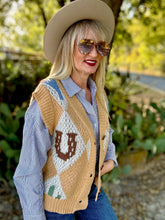 The Diamond ranch sweater vest