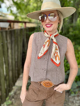 The Giddy Gingham vest