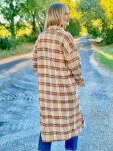 The Ponder plaid duster