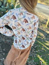 The little bluebonnet mesh shirt