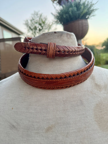 The braided vintage belt