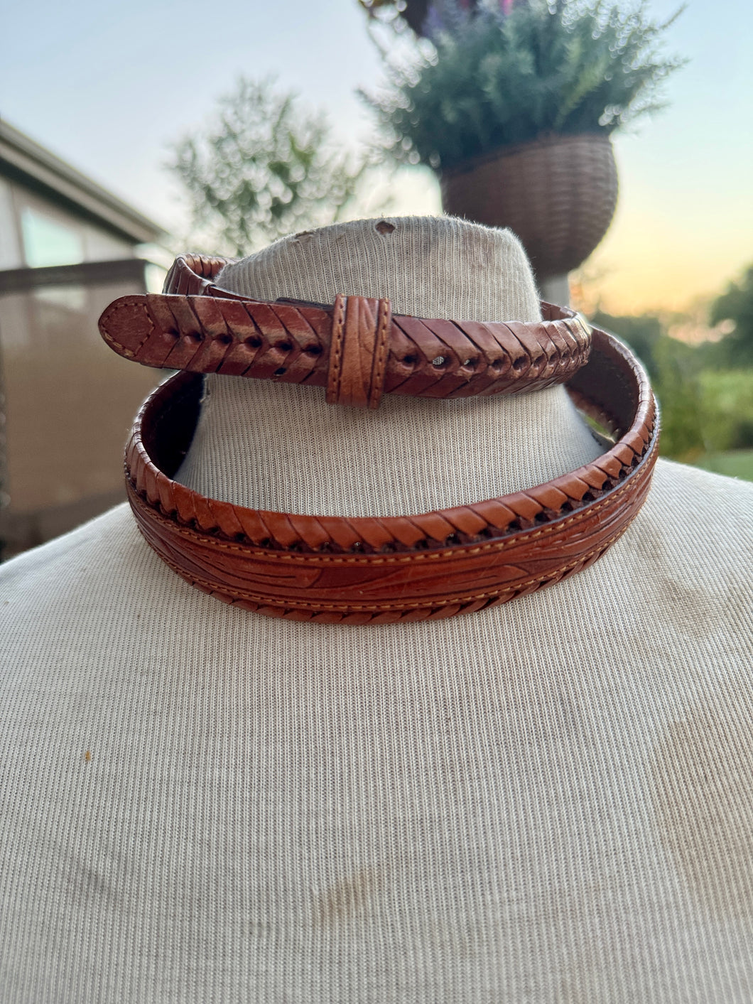 The braided vintage belt