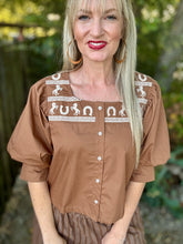The Caramello blouse