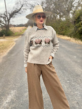 The Vintage rose sweater