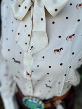 The Dottie horse blouse