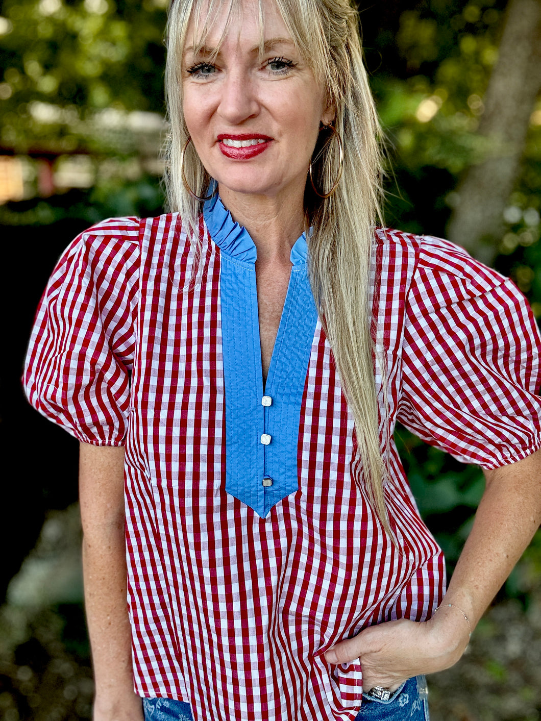 The Americana blouse