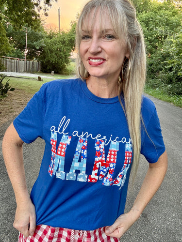 All American Mama tee