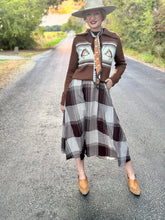 The Plaid popper dress