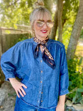 The Dixie denim top