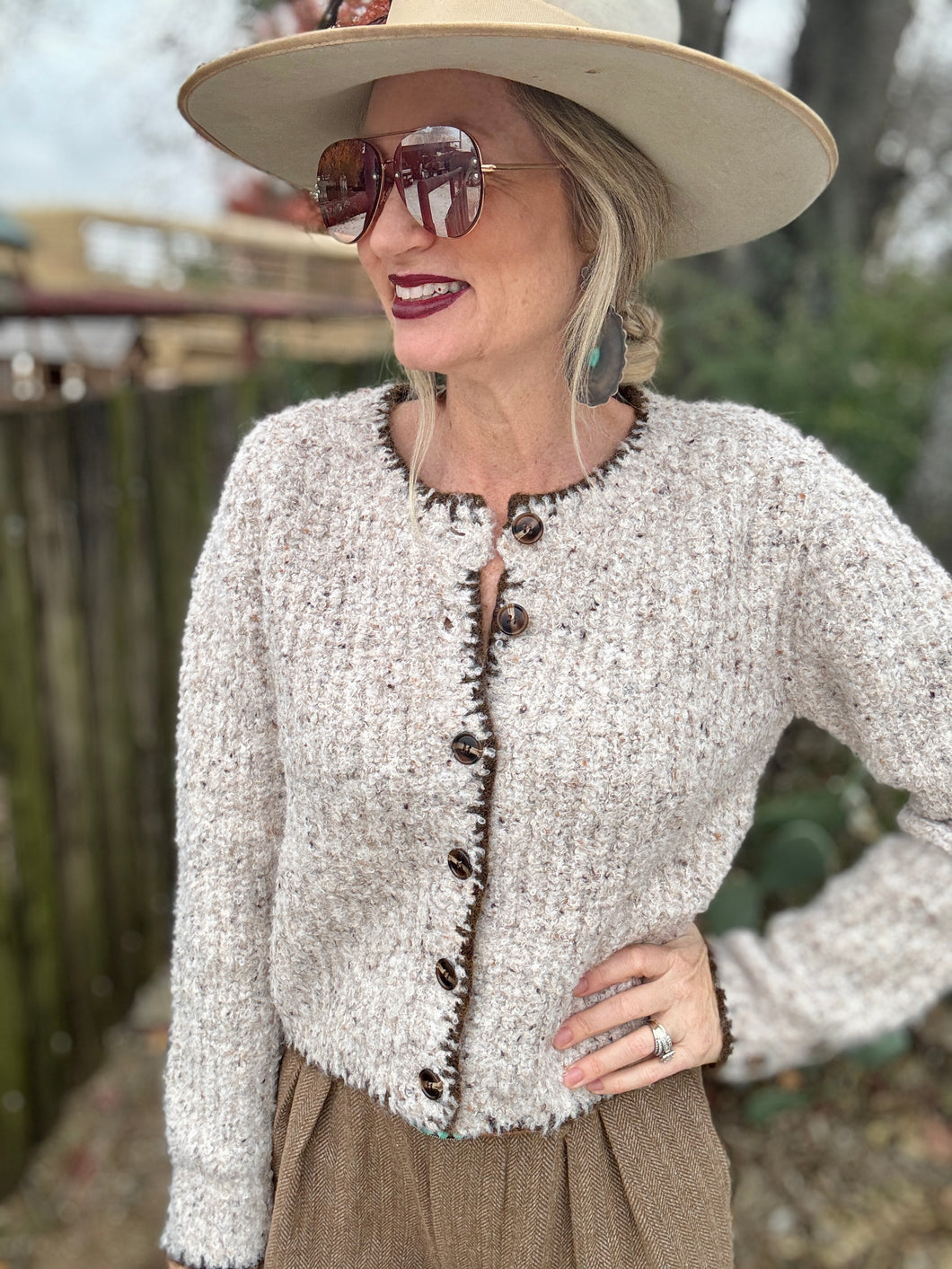 The Yarn stitch cardigan