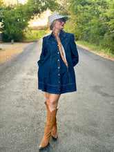 The Flare denim dress