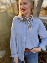 Break the blues button up