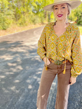The Tribal trail blouse