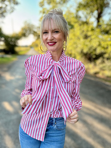 The Candy striper blouse