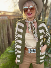 The Mossy oak stripe cardigan